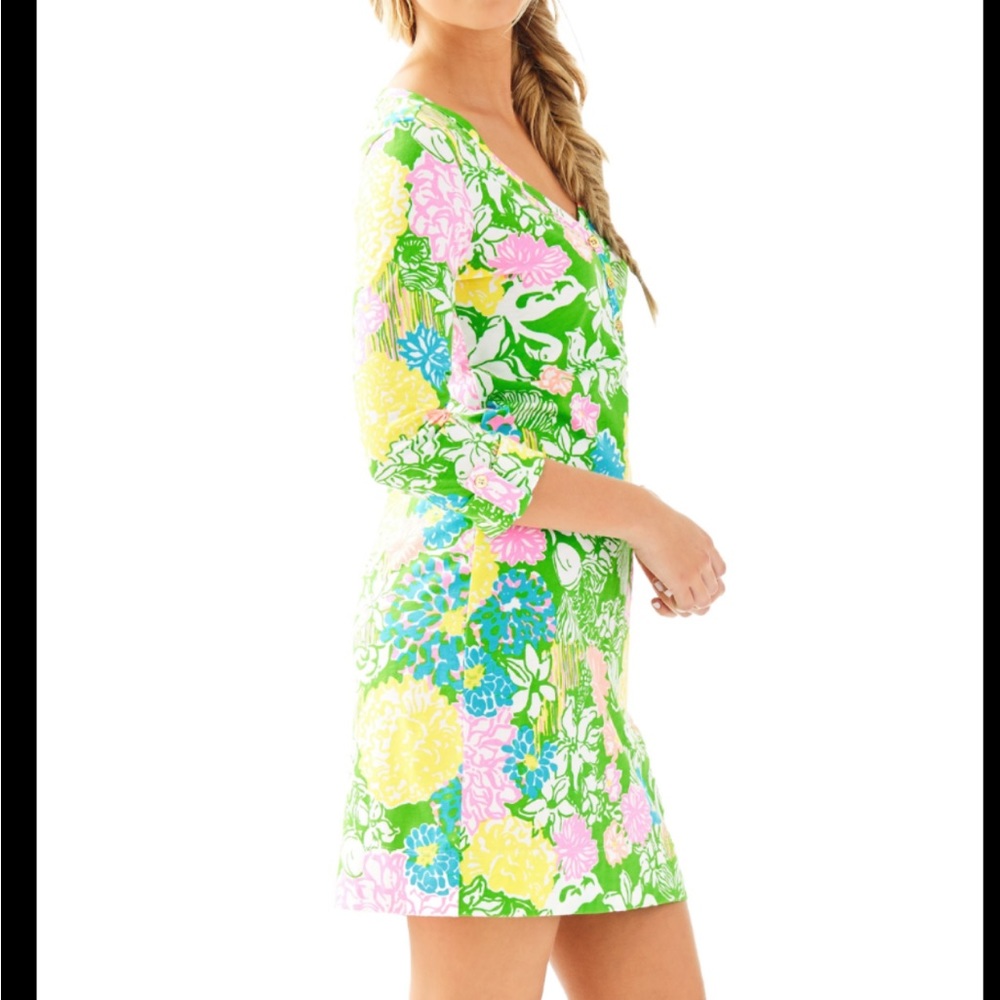 Lilly Pulitzer Palmetto Dress // Hibiscus Stroll - XL